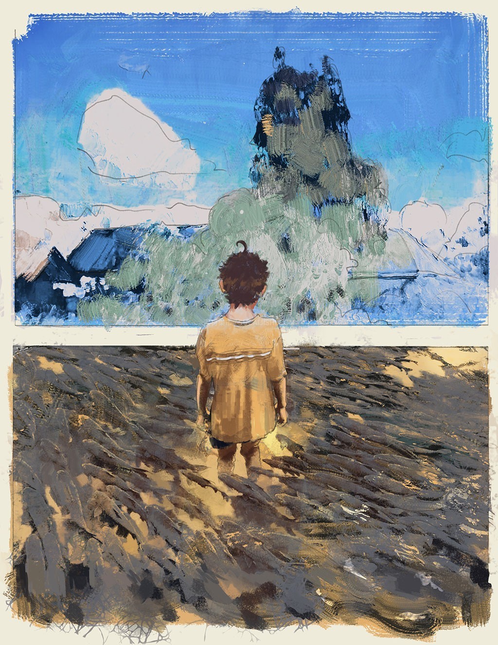 Photoshop油画厚涂混合器画笔